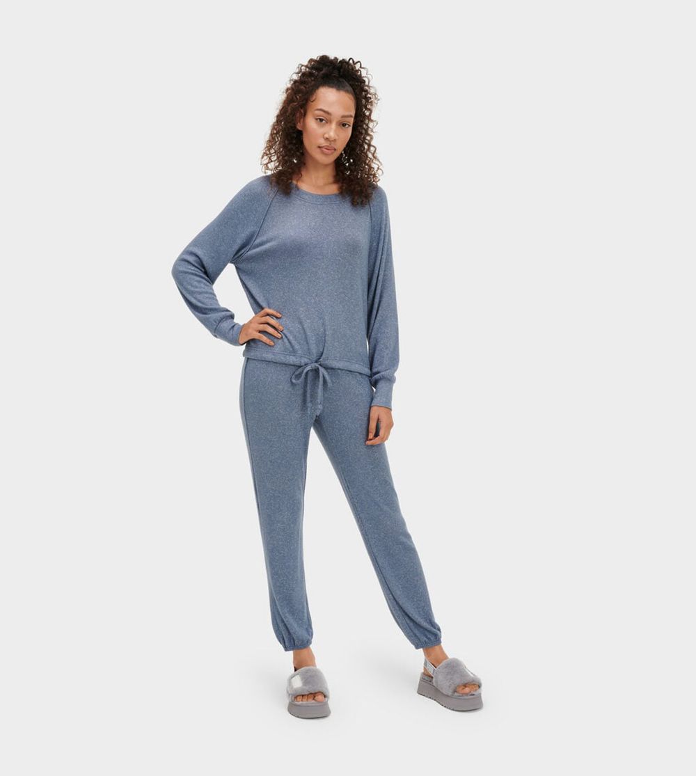 Ugg Gable Set Lounging - Womens Sleepwear - Navy - NZ (2037OIUHN)